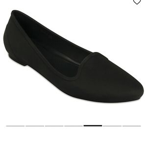 (NWT) CROCS Eve Flats, Black, Sz 6